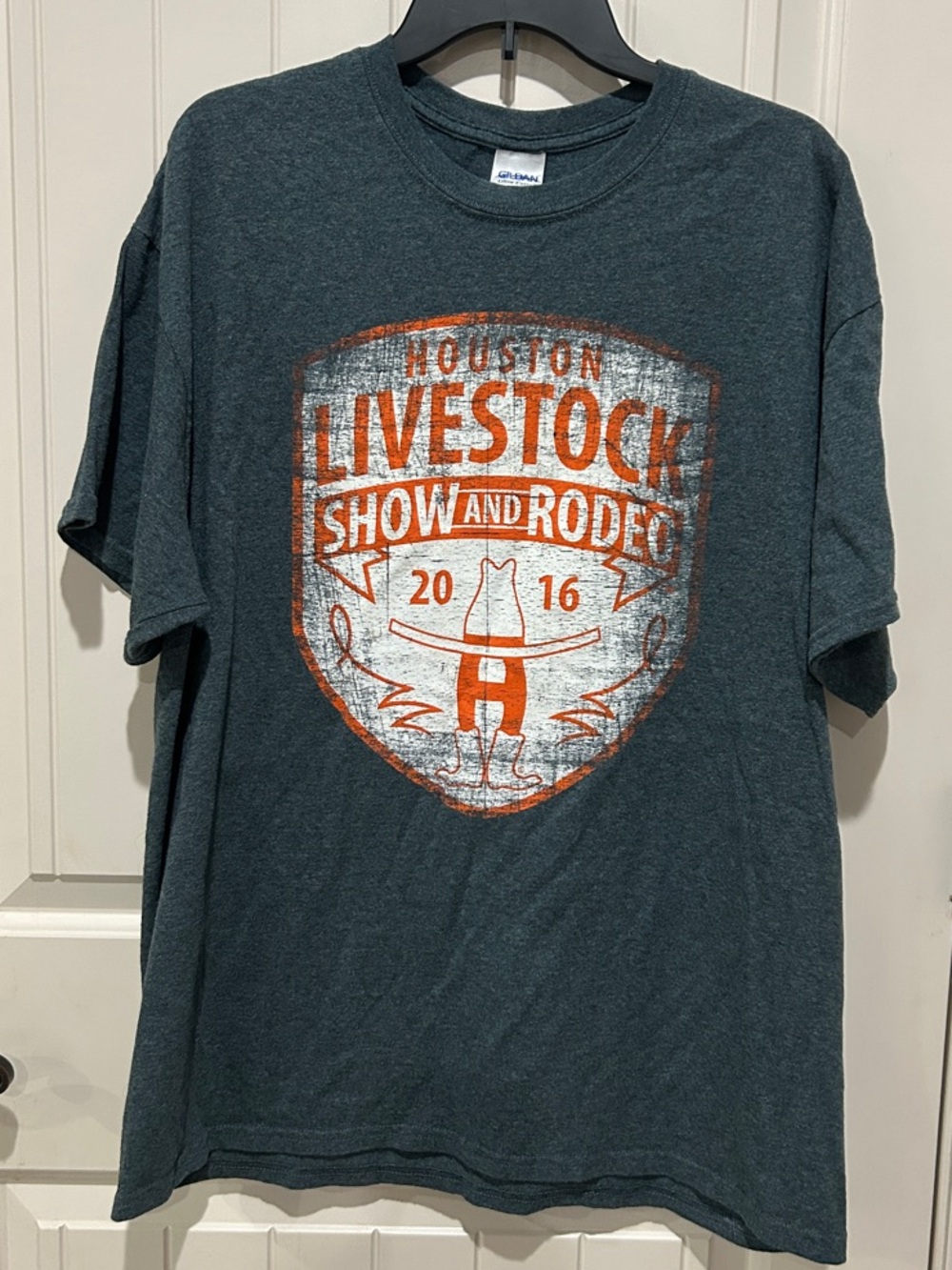 Houston Livestock Show & Rodeo 2016 Distressed Graphic T-Shirt NWOT